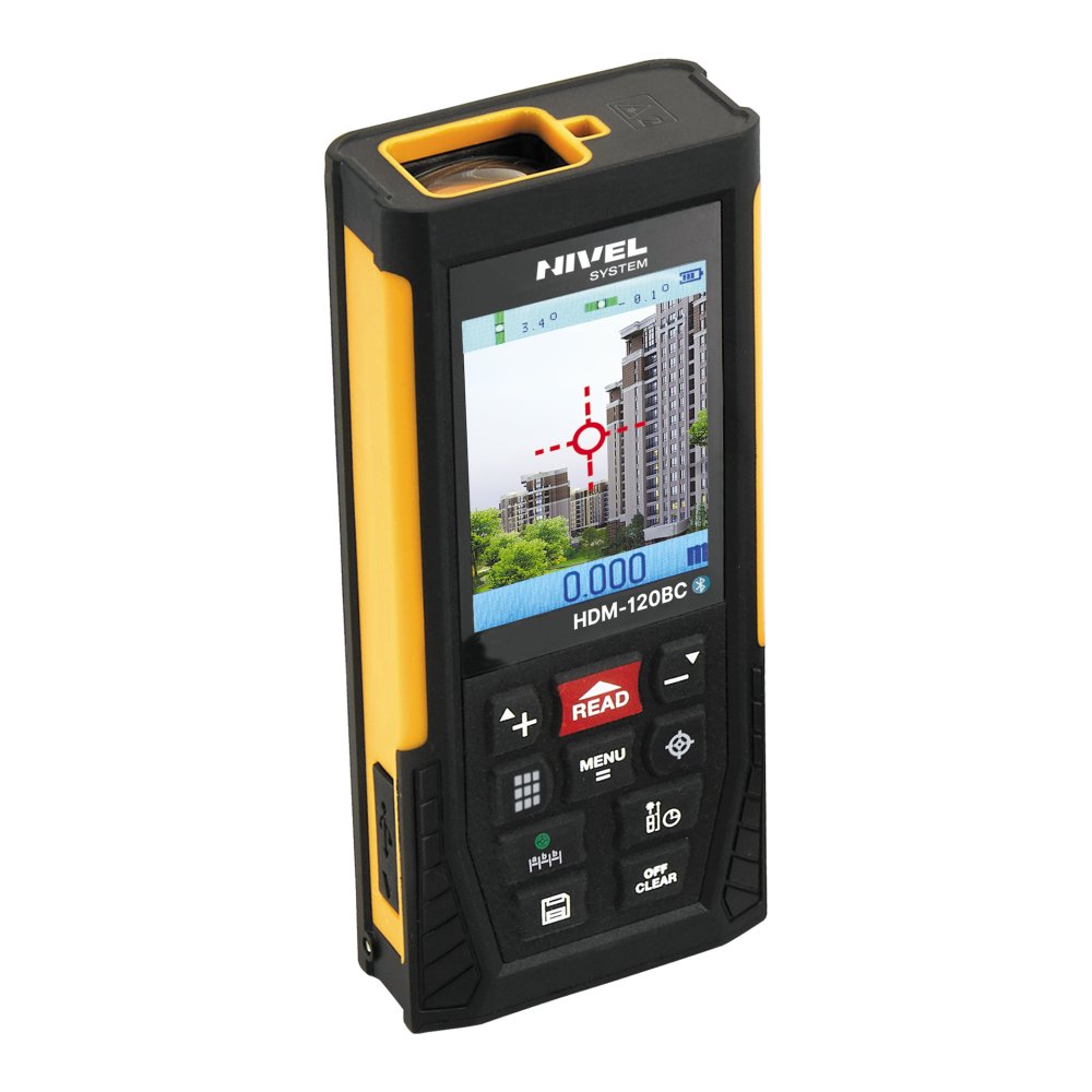 Rangefinder with red beam Nivel System HDM-120BC | Great Price | Online Store - Norwit.pl