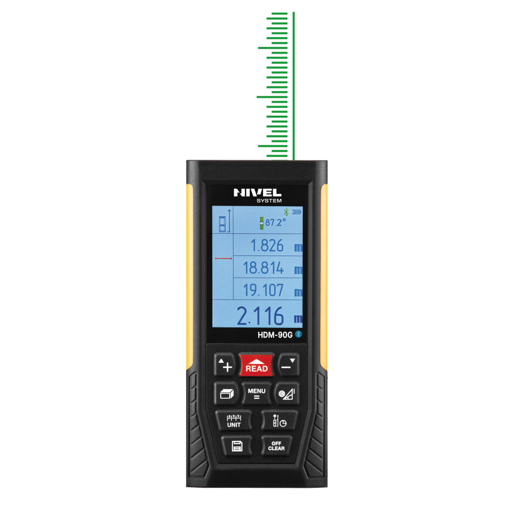 Rangefinder with green beam Nivel System HDM-90G | Great Price | Online Store - Norwit.pl