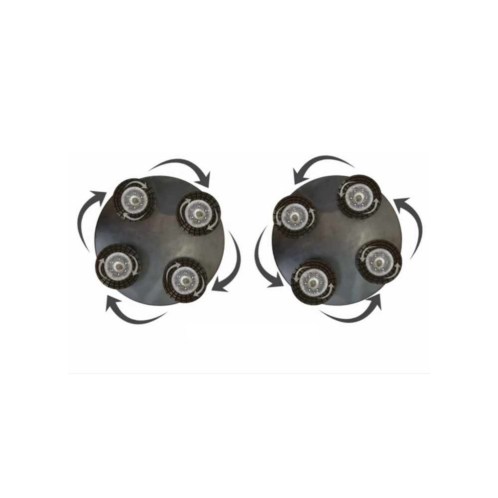 LEFT SQUEEZE LINE 2X1170/2x1200mm WITH 4 ROTATING HEADS PER RETURN | Great Price | Online Store - Norwit.pl