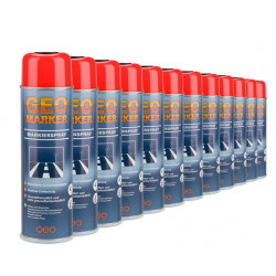 360° reflective marking paint, red 12 pcs.
