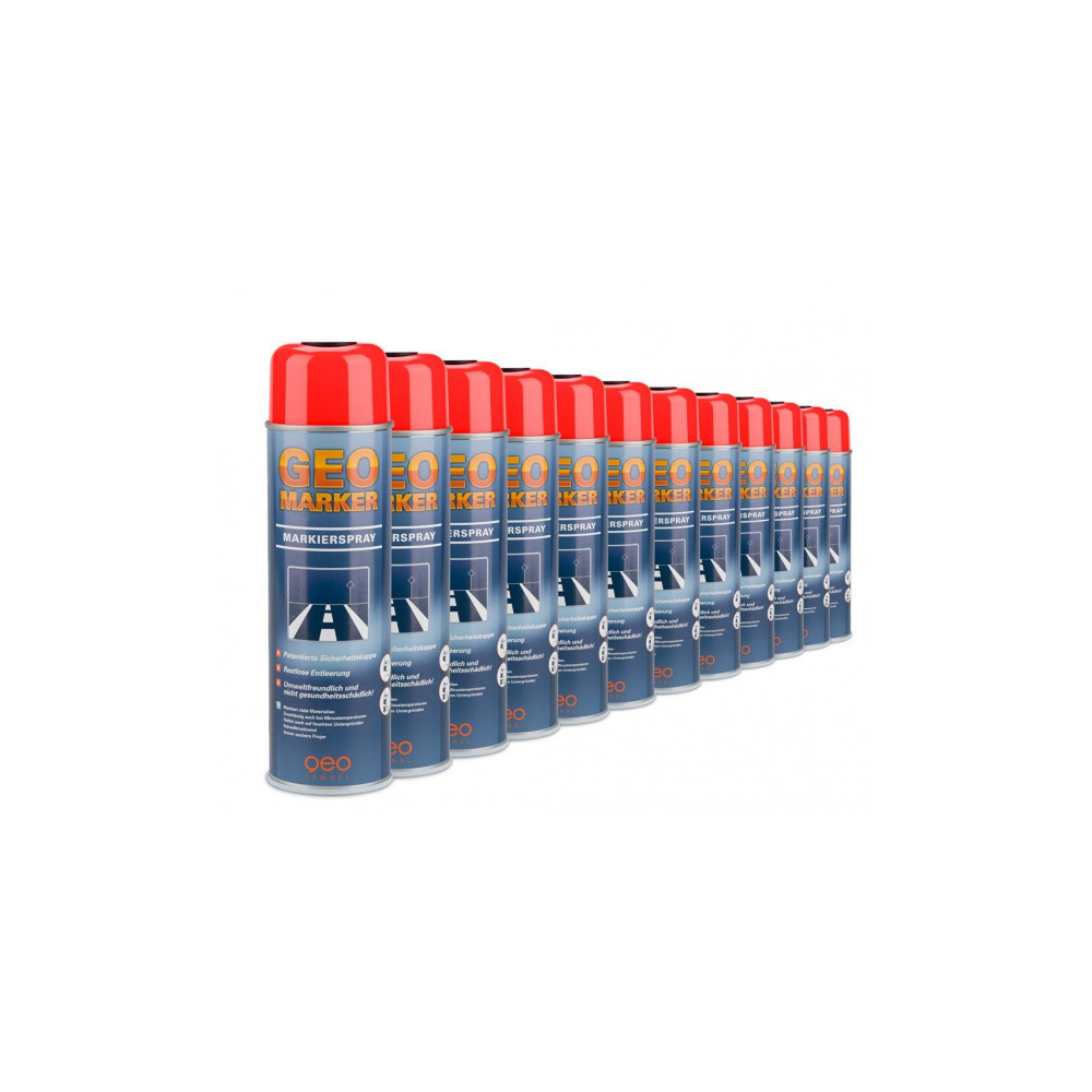 360° reflective marking paint, red 12 pcs. | Great Price | Online Store - Norwit.pl