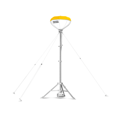 Complete lighting kit balloon tripod weight mount