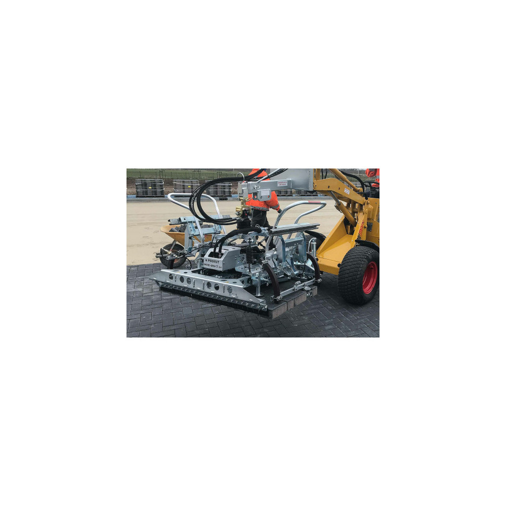 Hydraulic paving grapple HVZ-UNI-II-EK with paving block grapple adapter HVZ-UNI-II-PK-II Probst | Great Price | Online Store - Norwit.pl