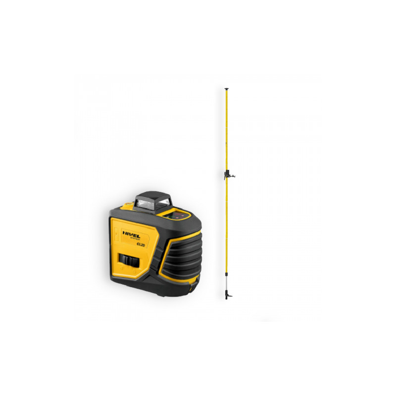 Laser budowlany Nivel System CL2D - ZESTAW   tyczka rozporowa LP-33 | Dobra Cena | Sklep Online - Norwit.pl