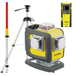 Construction laser Nivel System CL4D-G - KIT tripod SJJ-M1 EX sensor CLS-4 + staff LS-24 | Great Price | Online Store - Norwit.pl