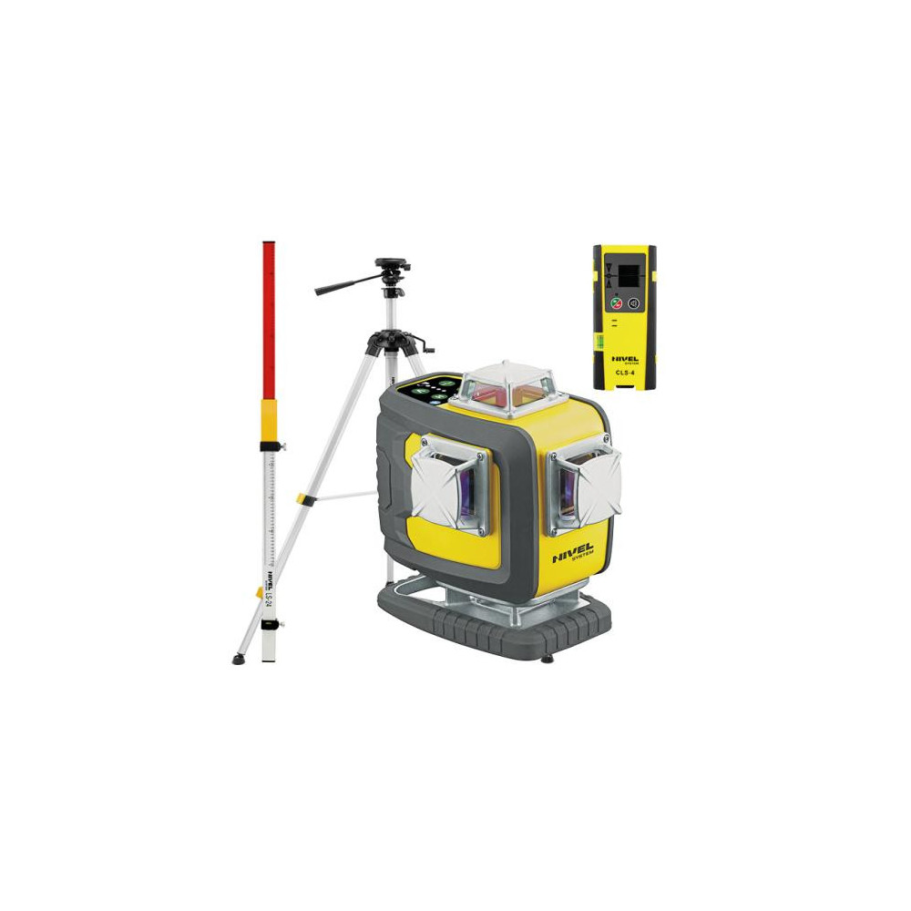 Laser budowlany Nivel System CL4D-G - ZESTAW statyw SJJ-M1 EX czujnik CLS-4 + łata LS-24 | Dobra Cena | Sklep Online - Norwit.pl