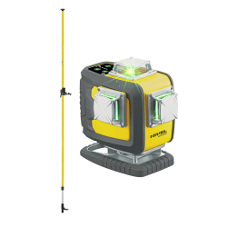 Laser budowlany Nivel System CL4D-G - ZESTAW  tyczka rozporowa LP-36 | Dobra Cena | Sklep Online - Norwit.pl