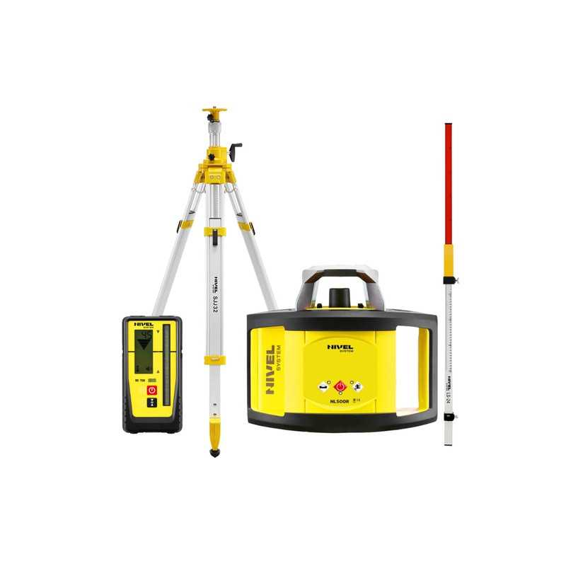 Laser leveler Nivel System NL500R DIGITAL - KIT Staff LS-24 tripod SJJ32 | Great Price | Online Store - Norwit.pl