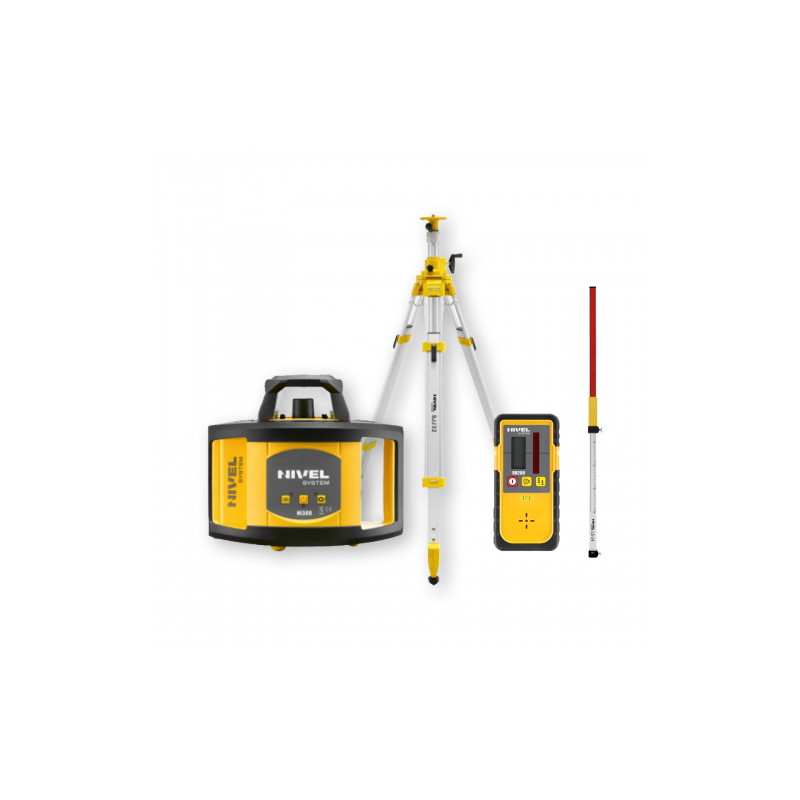 Laser leveler Nivel System NL500 - KIT Staff LS-24 tripod SJJ32 | Great Price | Online Store - Norwit.pl