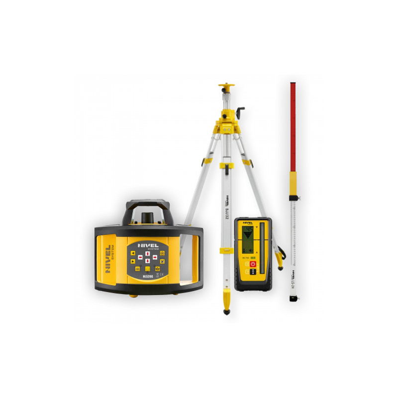 Laser leveler Nivel System NL520G DIGITAL - KIT Staff LS-24 tripod SJJ32 | Great Price | Online Store - Norwit.pl