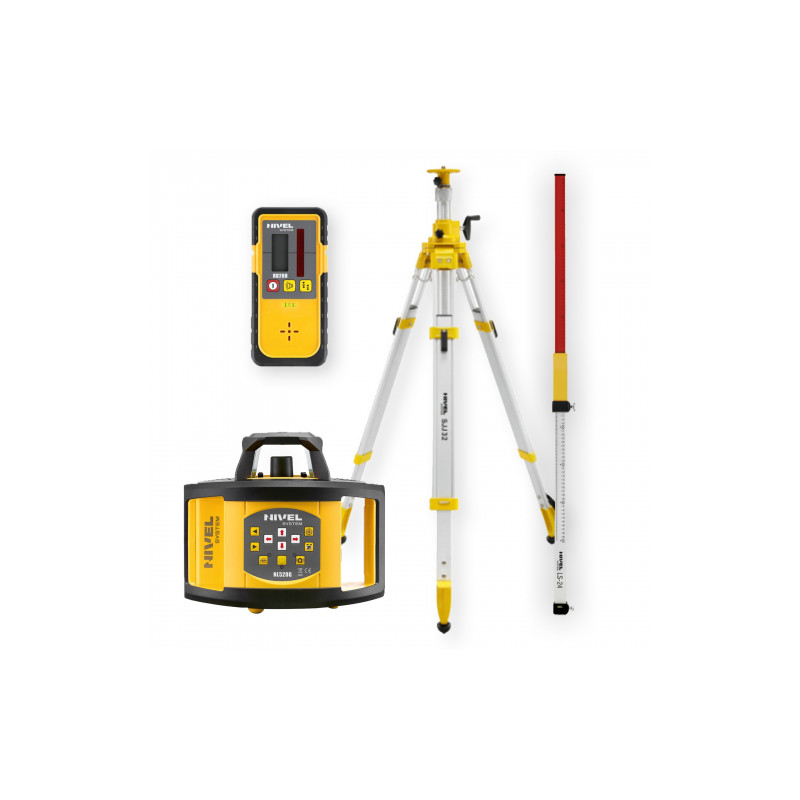 Laser leveler Nivel System NL520G - KIT Staff LS-24 tripod SJJ32 | Great Price | Online Store - Norwit.pl