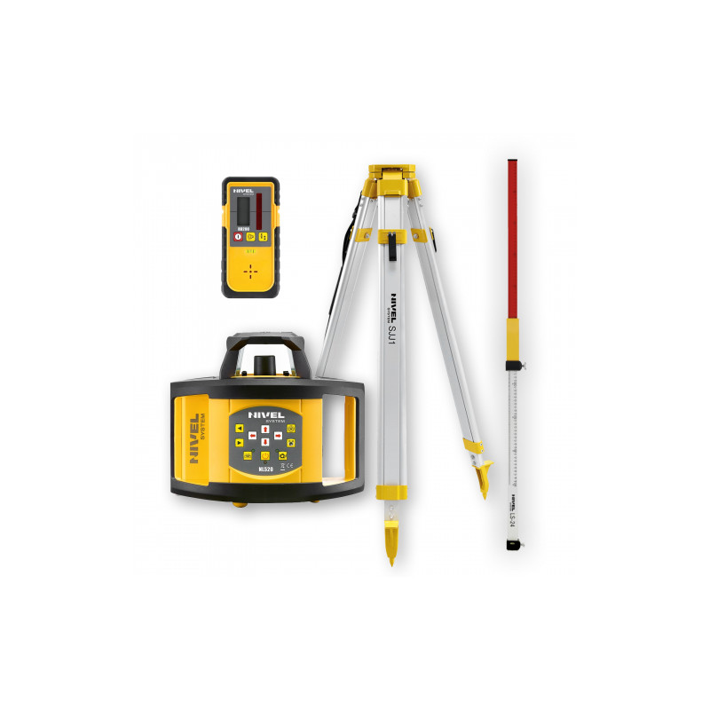 Laser leveler Nivel System NL520 - KIT Staff LS-24 tripod SJJ1 | Great Price | Online Store - Norwit.pl