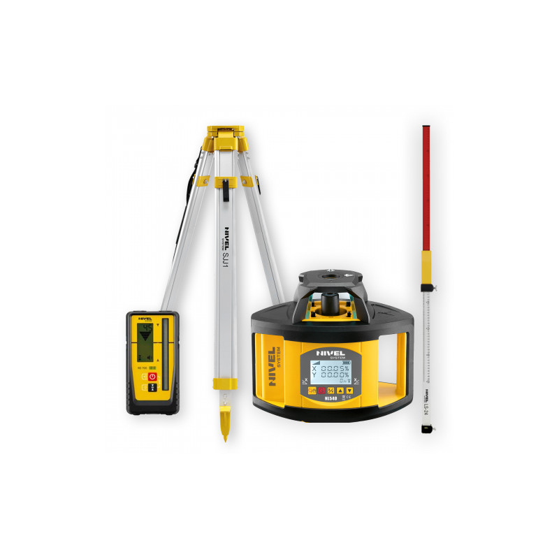 Niwelator laserowy Nivel System NL540 DIGITAL - ZESTAW   łata LS-24   statyw SJJ1 | Dobra Cena | Sklep Online - Norwit.pl