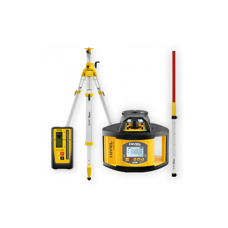 Laser leveler Nivel System NL540 DIGITAL - KIT Staff LS-24 tripod SJJ32 | Great Price | Online Store - Norwit.pl