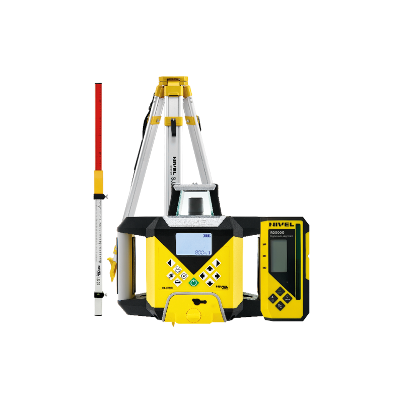 Laser leveler Nivel System NL720G DIGITAL - KIT tripod SJJ1 staff LS24 | Great Price | Online Store - Norwit.pl