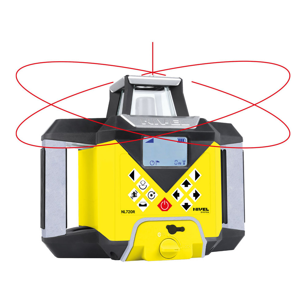 Laser leveler Nivel System NL720R DIGITAL - KIT tripod SJJ1 staff LS24 | Great Price | Online Store - Norwit.pl