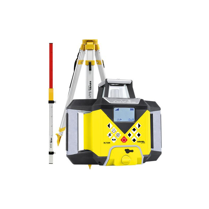 Laser leveler Nivel System NL720R DIGITAL - KIT tripod SJJ32 staff LS24 | Great Price | Online Store - Norwit.pl