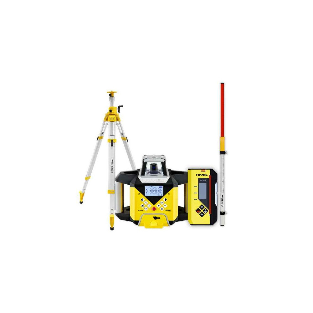 Laser leveler Nivel System NL740R DIGITAL - KIT tripod SJJ32 staff LS24 | Great Price | Online Store - Norwit.pl