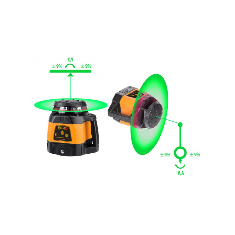 Geo-FENNEL FLG 245HV-GREEN self-leveling rotary laser leveler | Great Price | Online Store - Norwit.pl