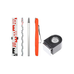 Telescopic leveling staff 5 m universal TN 15 - set E02