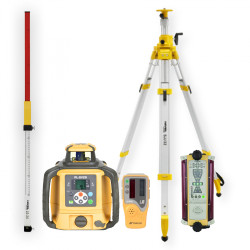 Topcon RL-SV2S laser leveler - KIT LS-24 staff SJJ32 tripod LS-B110 sensor