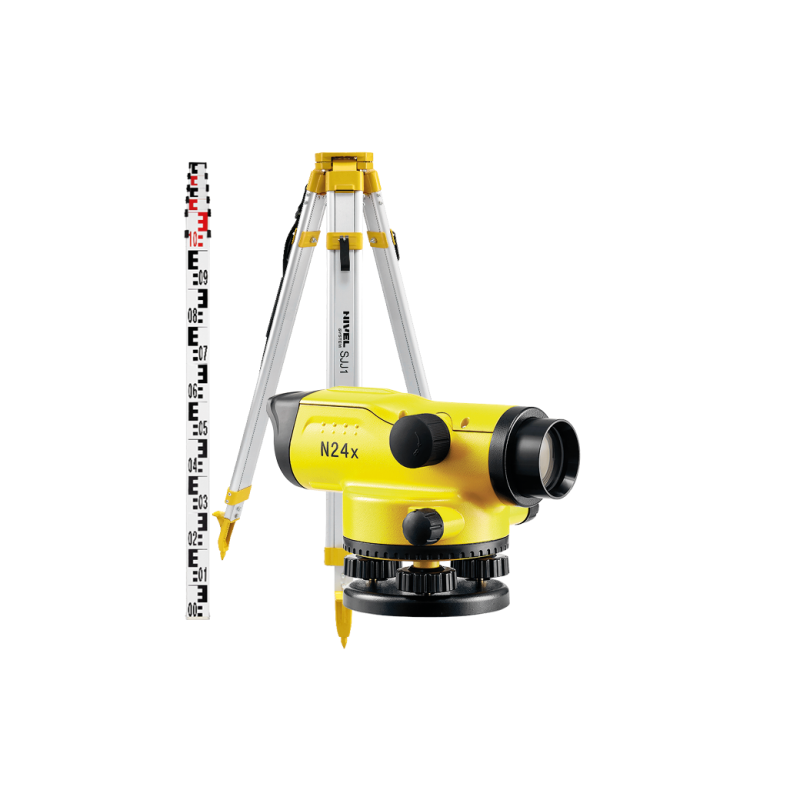 Nivel System N24x optical level set SJJ1 tripod TS50 pole | Great Price | Online Store - Norwit.pl