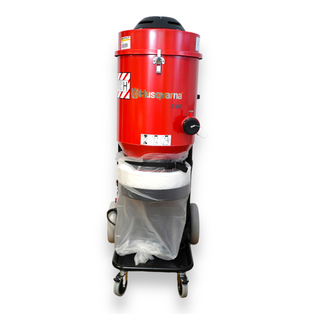 HUSQVARNA industrial dust and abrasion vacuum cleaner S 26 red | Great Price | Online Store - Norwit.pl