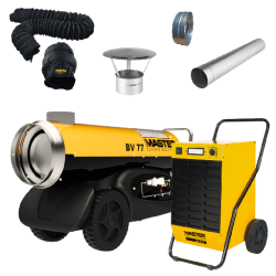 Dehumidification after flooding - Master EXPERT MAX kit