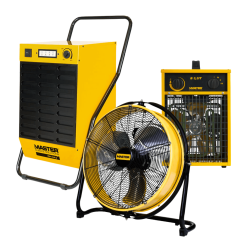 Dehumidification after flooding - Master PROFI MAX set