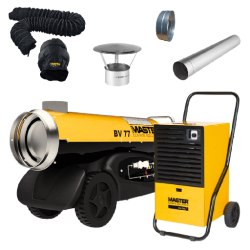 Dehumidification after flooding - Master TURBO EXPERT kit