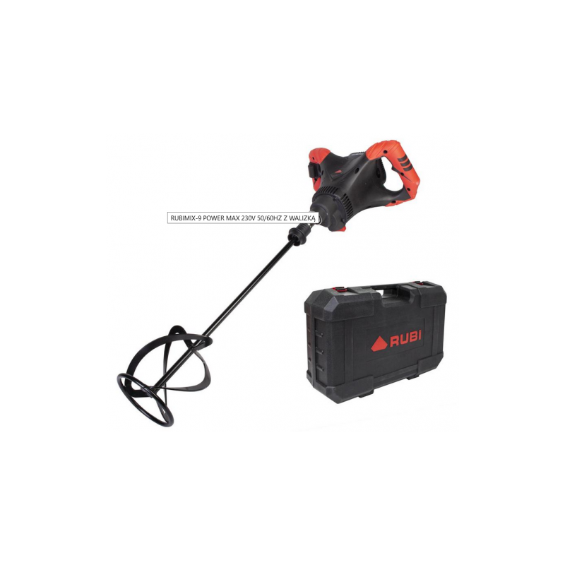Mieszadło elektryczne Rubi RUBIMIX-9 POWER MAX 230V 50/60HZ Z WALIZKĄ | Dobra Cena | Sklep Online - Norwit.pl Mieszadło elektryczne Rubi RUBIMIX-9 POWER MAX 230V 50/60HZ Z WALIZKĄ | Dobra Cena | Sklep Online - Norwit.pl