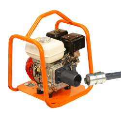 Altrad Belle BGA Honda GX160 internal combustion vibrator drive.