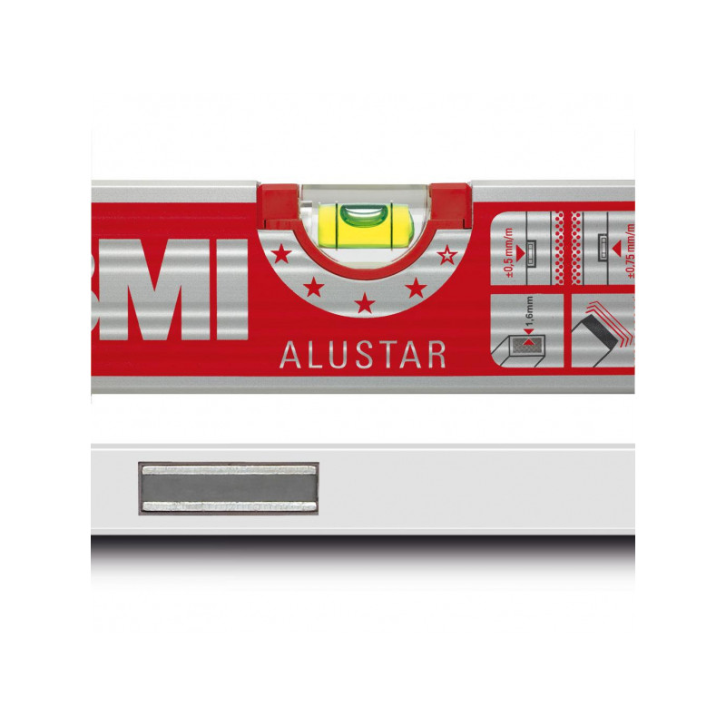 Aluminum magnetic level BMI ALUSTAR 80 cm | Great Price | Online Store - Norwit.pl