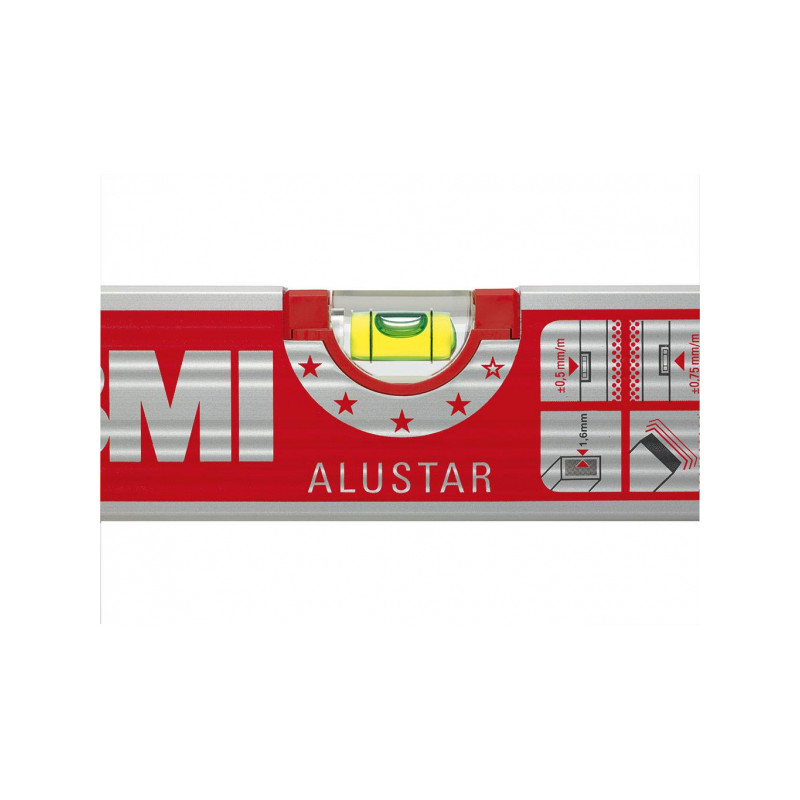 BMI ALUSTAR 120 cm reinforced aluminum spirit level | Great Price | Online Store - Norwit.pl BMI ALUSTAR 120 cm reinforced aluminum spirit level | Great Price | Online Store - Norwit.pl
