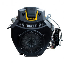 Rato R670 motor horizontal cylindrical shaft