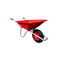 PP-polypropylene wheelbarrow 90 l, red 515-A90 Altrad Belle