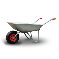 Pressed wheelbarrow, galvanized 80 l, T-069 Altrad Belle