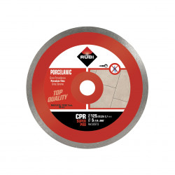 Diamond disc for porcelain stoneware, continuous edge CPR 125 SUPERPRO