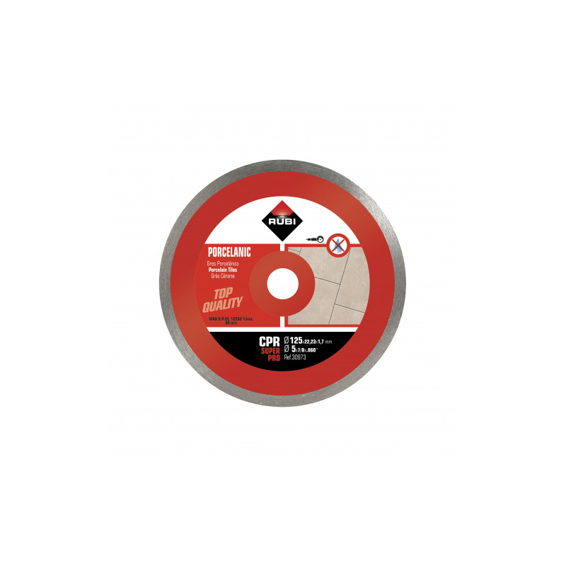 Tarcza diamentowa do gresu porcelanowego, obrzeże CIĄGŁE CPR 125 SUPERPRO | Dobra Cena | Sklep Online - Norwit.pl Tarcza diamentowa do gresu porcelanowego, obrzeże CIĄGŁE CPR 125 SUPERPRO | Dobra Cena | Sklep Online - Norwit.pl