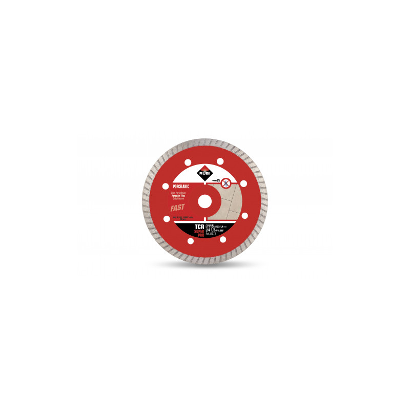Diamond disc for porcelain stoneware, TURBO TCR 115 SUPERPRO edging | Great Price | Online Store - Norwit.pl