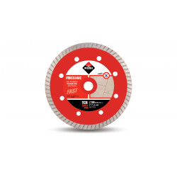 Diamond disc for porcelain stoneware, TURBO TCR 180 SUPERPRO edging