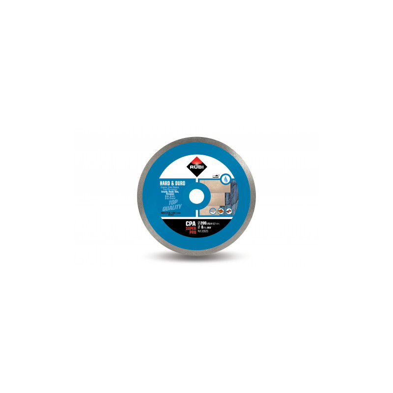 Diamond blade for hard materials, continuous edge CPA 200 SUPERPRO | Great Price | Online Store - Norwit.pl
