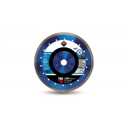 Diamond blade for hard materials, TURBO VIPER TVA 180 SUPERPRO edge