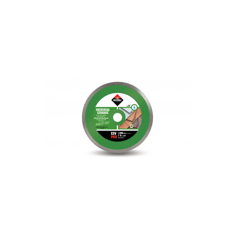 Diamond blade for wall tiles, continuous rim CEV 200 PRO | Great Price | Online Store - Norwit.pl