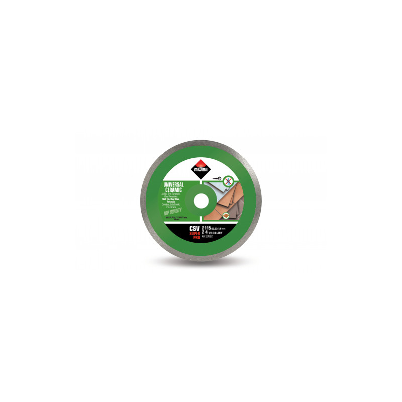 Diamond blade for wall tiles, continuous rim CSV 115 SUPERPRO | Great Price | Online Store - Norwit.pl Diamond blade for wall tiles, continuous rim CSV 115 SUPERPRO | Great Price | Online Store - Norwit.pl
