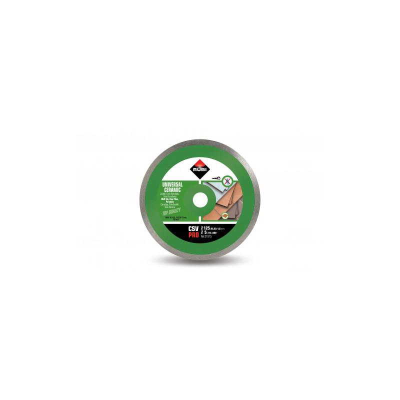 Diamond blade for wall tiles, continuous rim CSV 125 PRO | Great Price | Online Store - Norwit.pl Diamond blade for wall tiles, continuous rim CSV 125 PRO | Great Price | Online Store - Norwit.pl