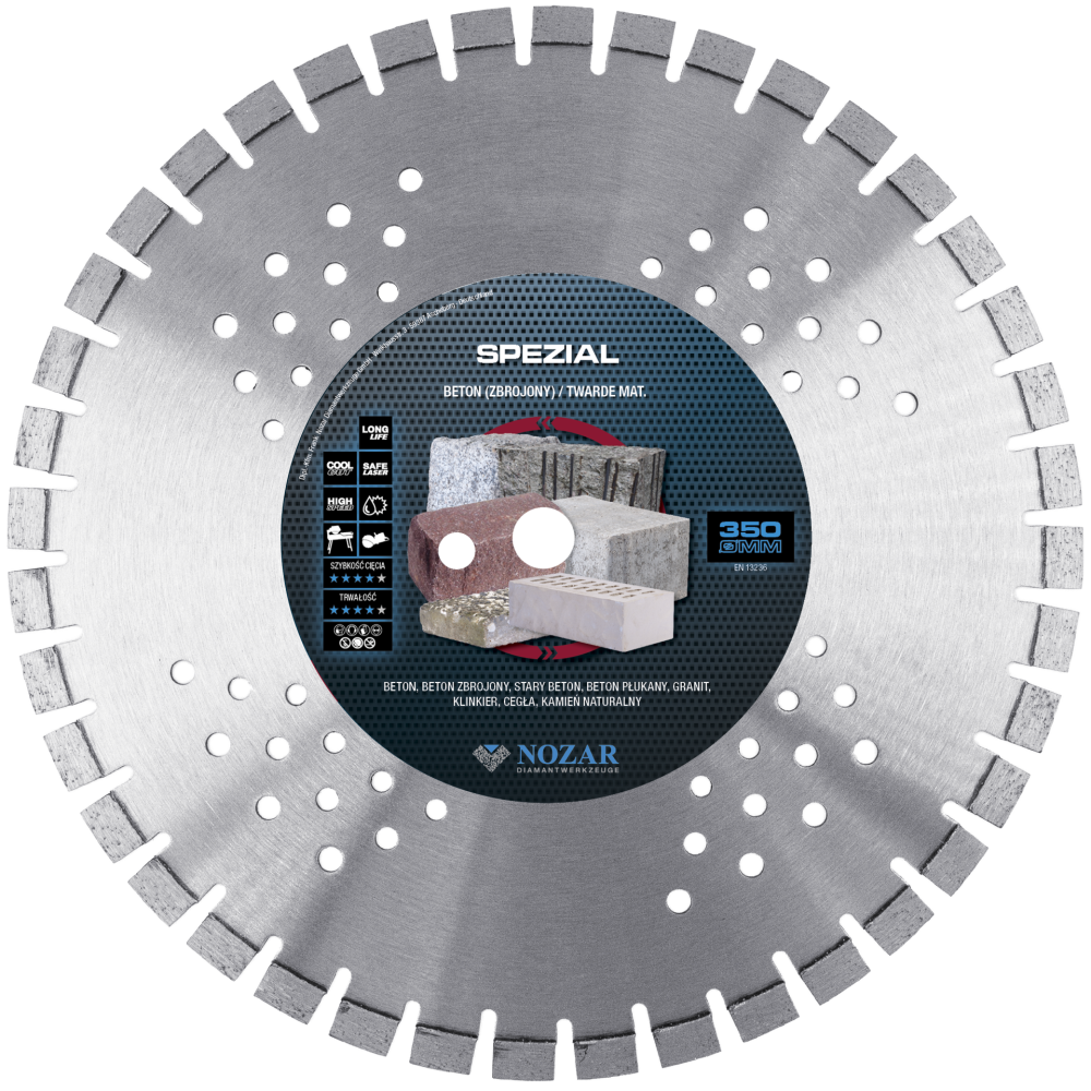 Nozar Spezial diamond disc 350x25.4 mm | Great Price | Online Store - Norwit.pl
