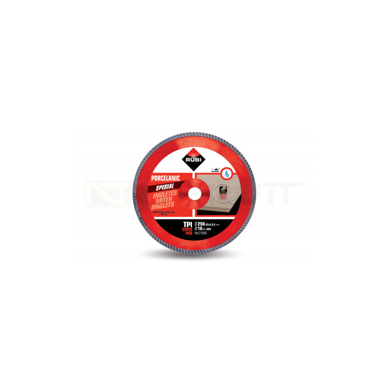 Diamond turbo blade for angled cuts - Rubi TPI250 | Great Price | Online Store - Norwit.pl
