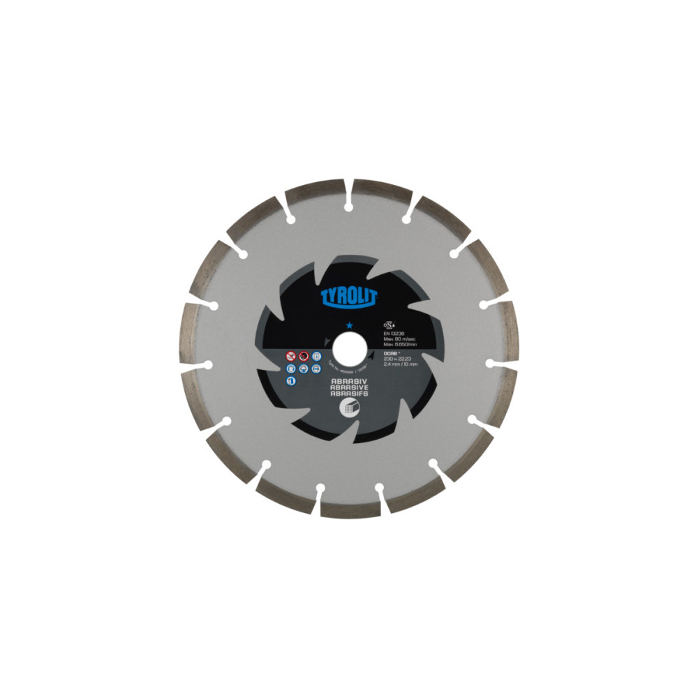 Tarcza diamentowa TYROLIT BASIC DCAB 230 X 2,4 MM | Dobra Cena | Sklep Online - Norwit.pl