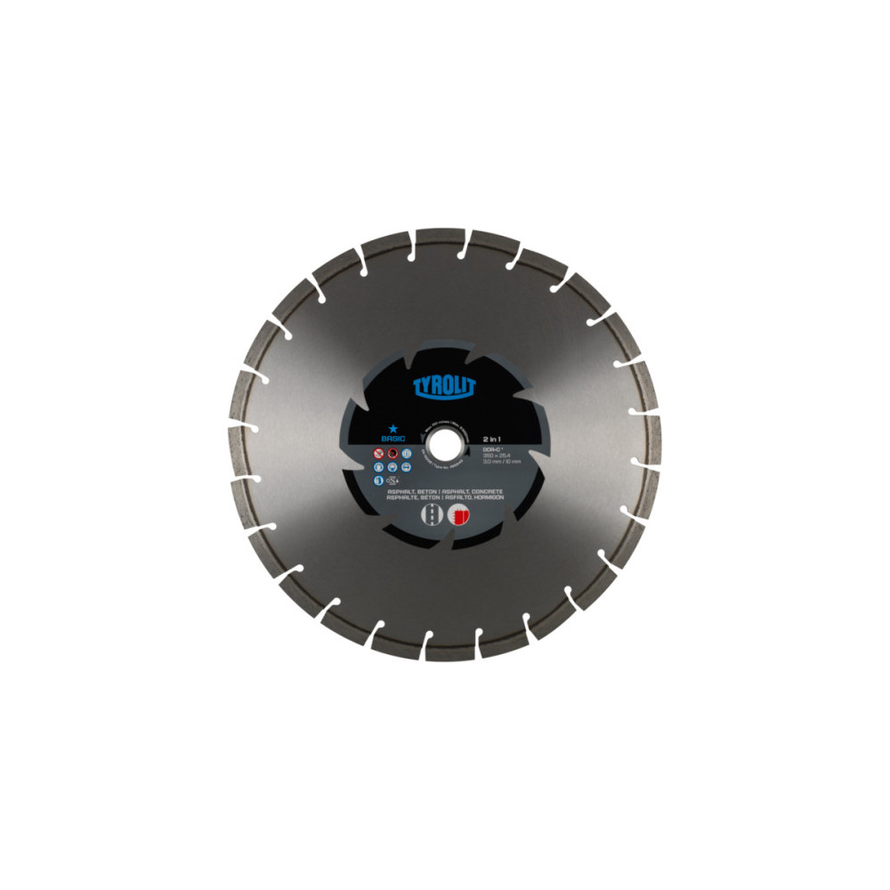 Tarcza diamentowa TYROLIT BASIC DCA C-2IN1 350 X 3MM | Dobra Cena | Sklep Online - Norwit.pl
